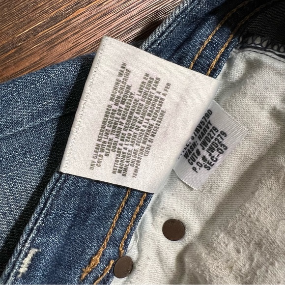 Joe’s jeans Flare Y2K 2000’s blue distressed denim bootcut mid rise flare 25 - Picture 5 of 14